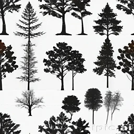 trees transparent