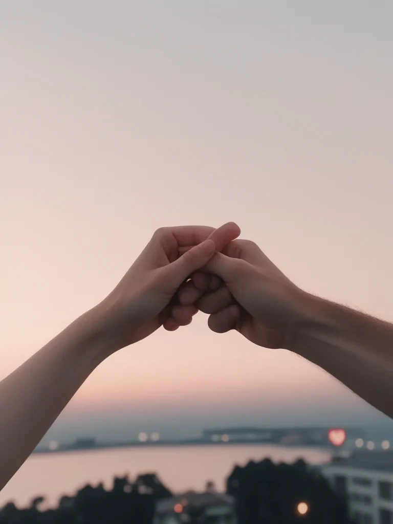 couple holding hands aesthetic