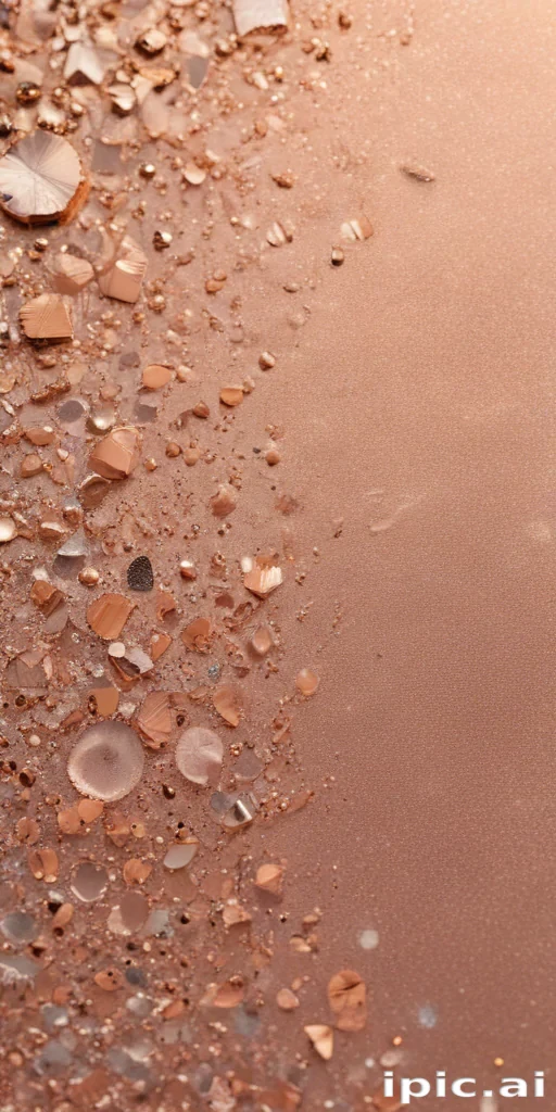 sparkly rose gold background