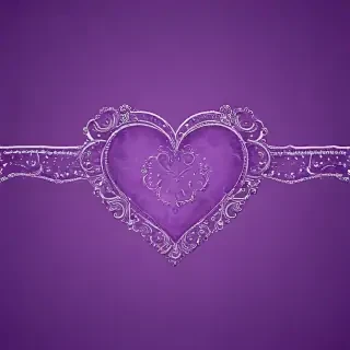 purple wallpaper heart