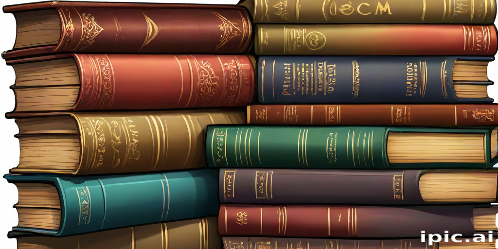 books stacked clipart