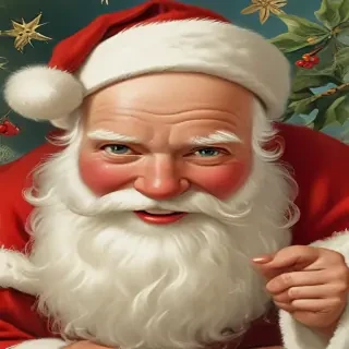 vintage santa images
