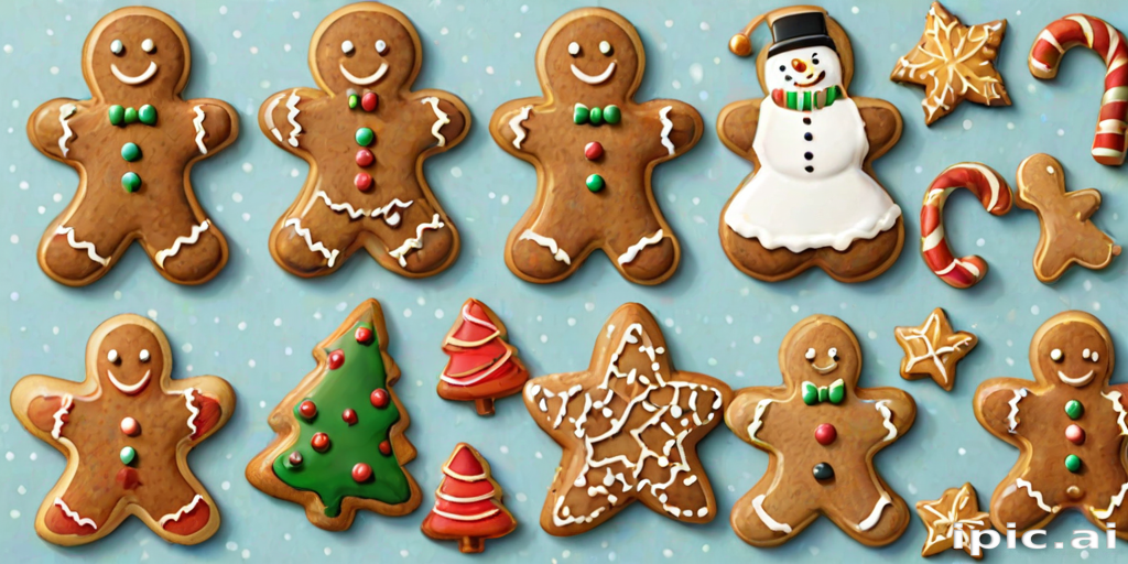 clip art christmas cookies