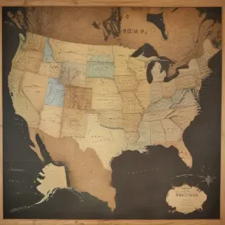 united states map with state names