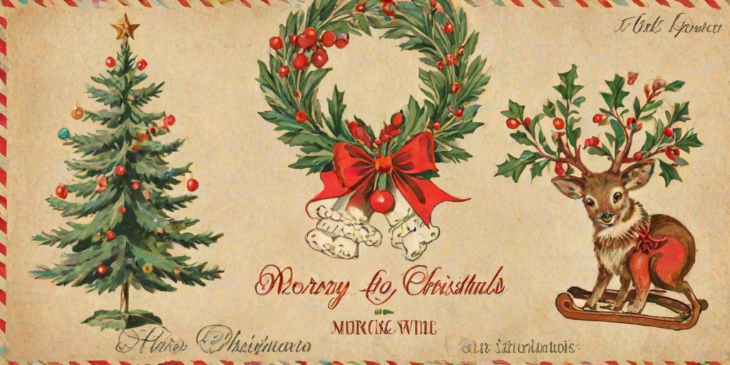 free vintage christmas printables