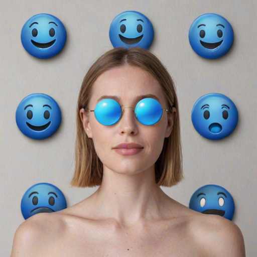 blue emoji