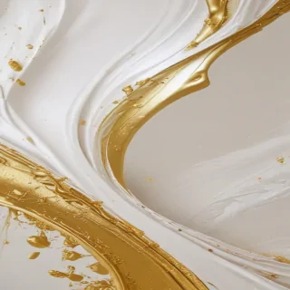 white & gold background
