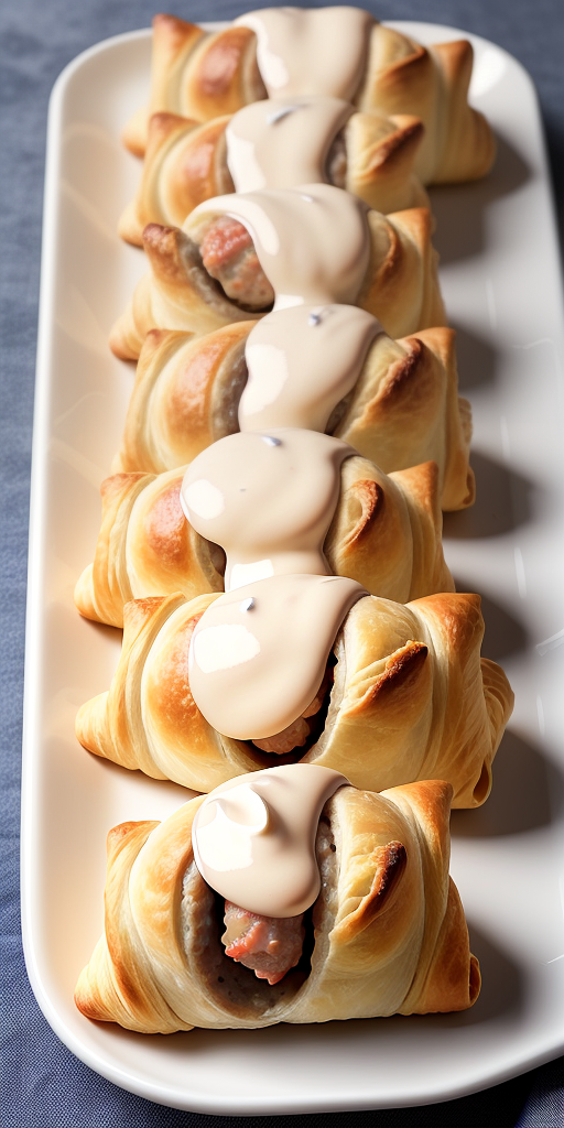 sausage crescent rolls cream cheese