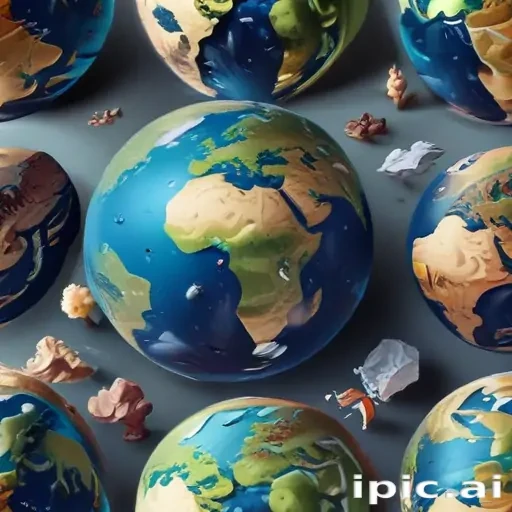 cartoon picture of the planet earth