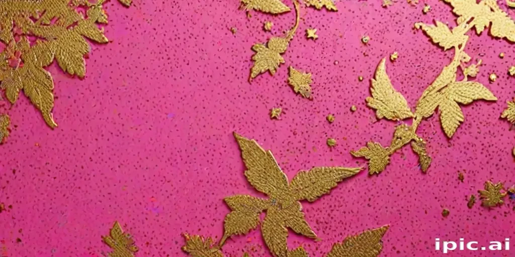pink and gold background