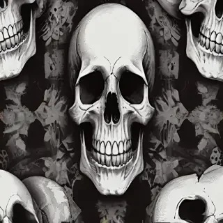 skull background