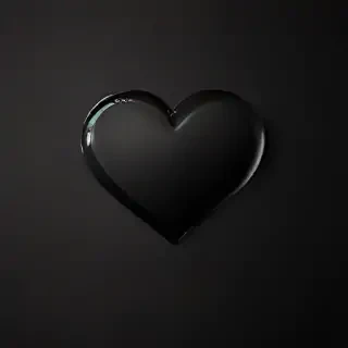 wallpaper black heart