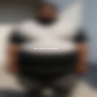 black fat person