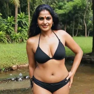 indian aunty bikini