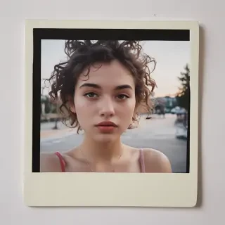 aesthetic polaroid frame