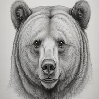 bear drawing