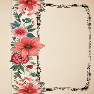 floral page borders
