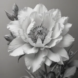 pencil drawing flowers