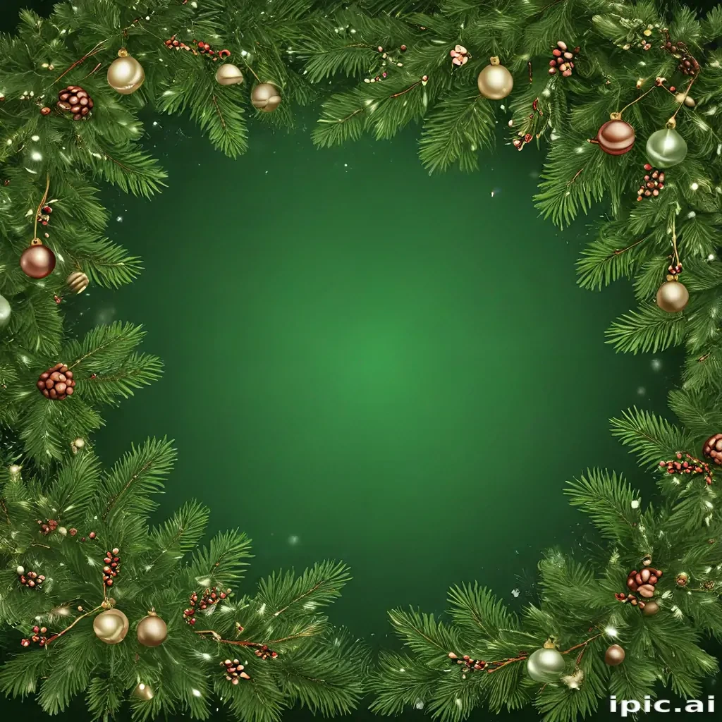 green christmas bg