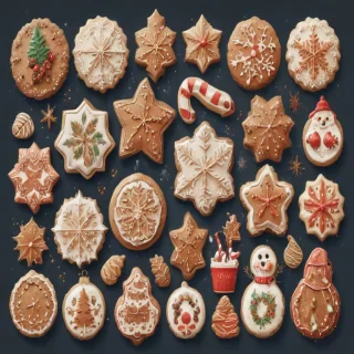 clipart christmas cookies