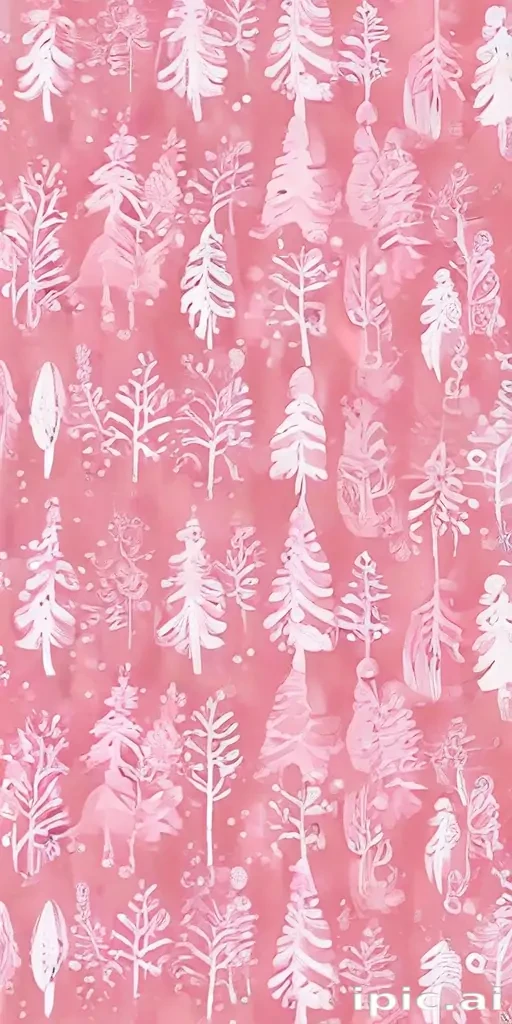 pink winter background