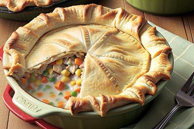 family size chicken pot pie