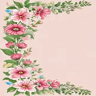 clipart borders flowers