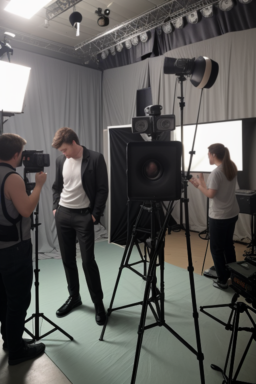 behind scenes of