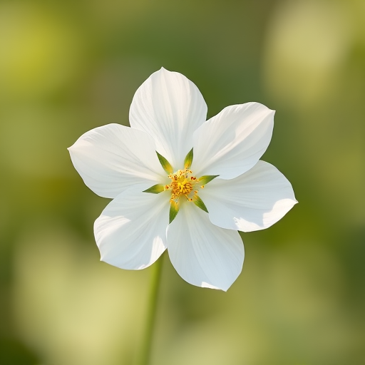 white flower transparent background