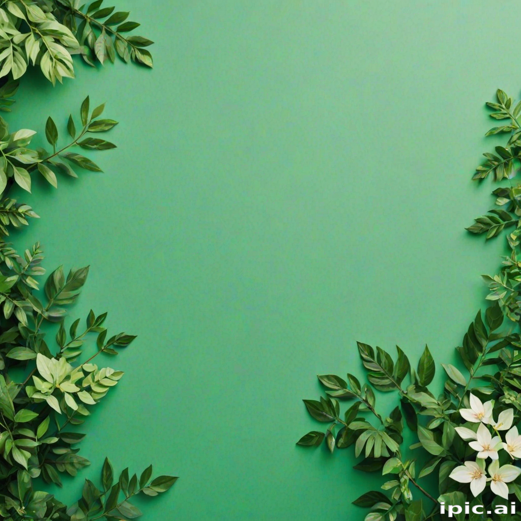 aesthetic green background