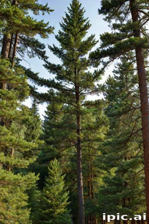 pine trees transparent background