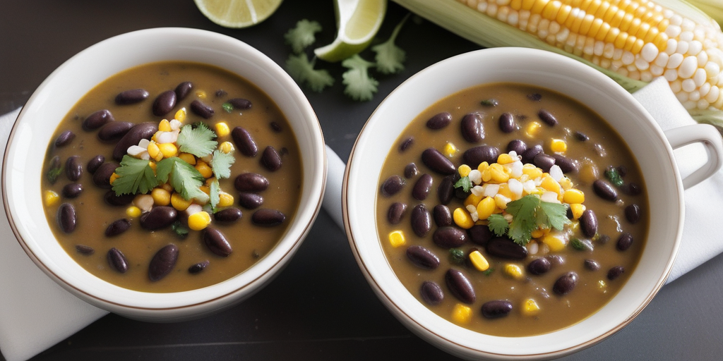 black bean and corn soup
