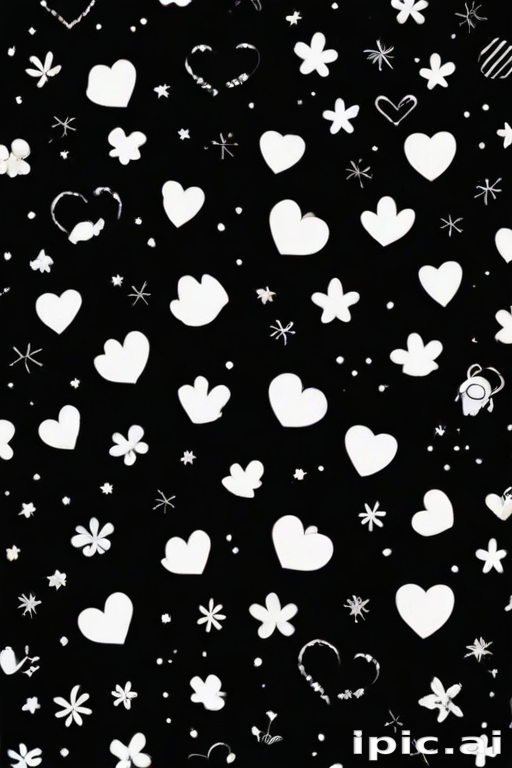 cute backgrounds black
