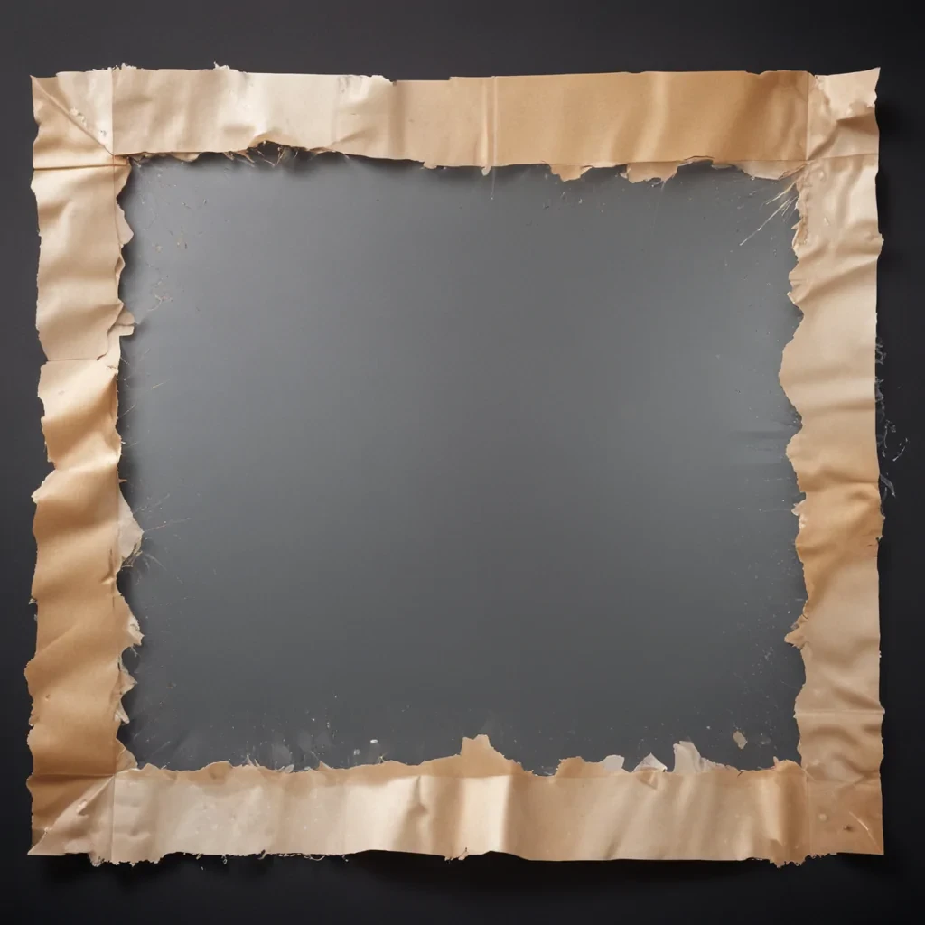 transparent background ripped paper
