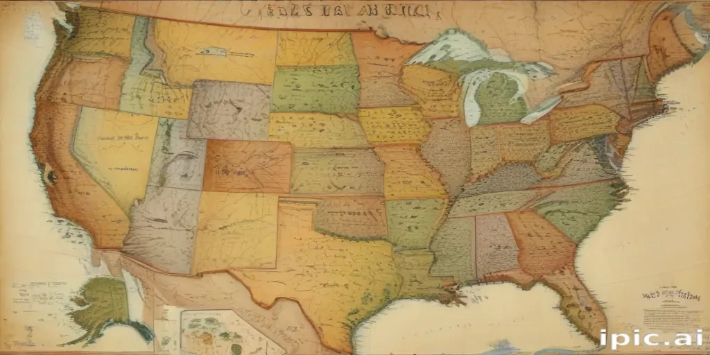 map of united states of america