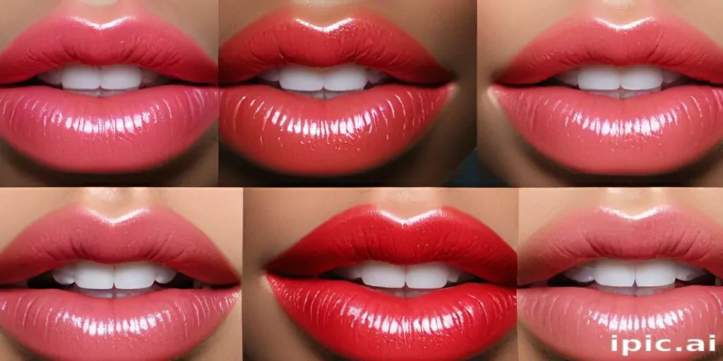 glossy lips png