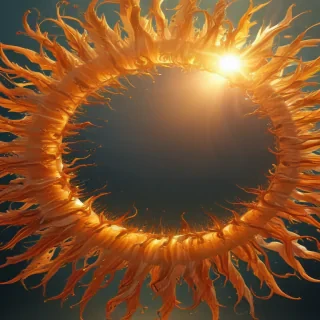 transparent sun