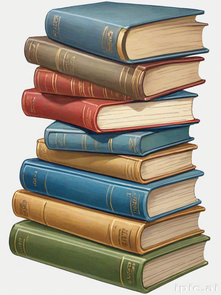 clipart stack of books
