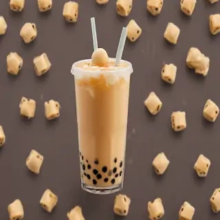 milk tea boba wallpaper