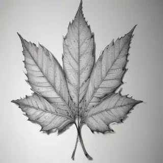 leaf doodle