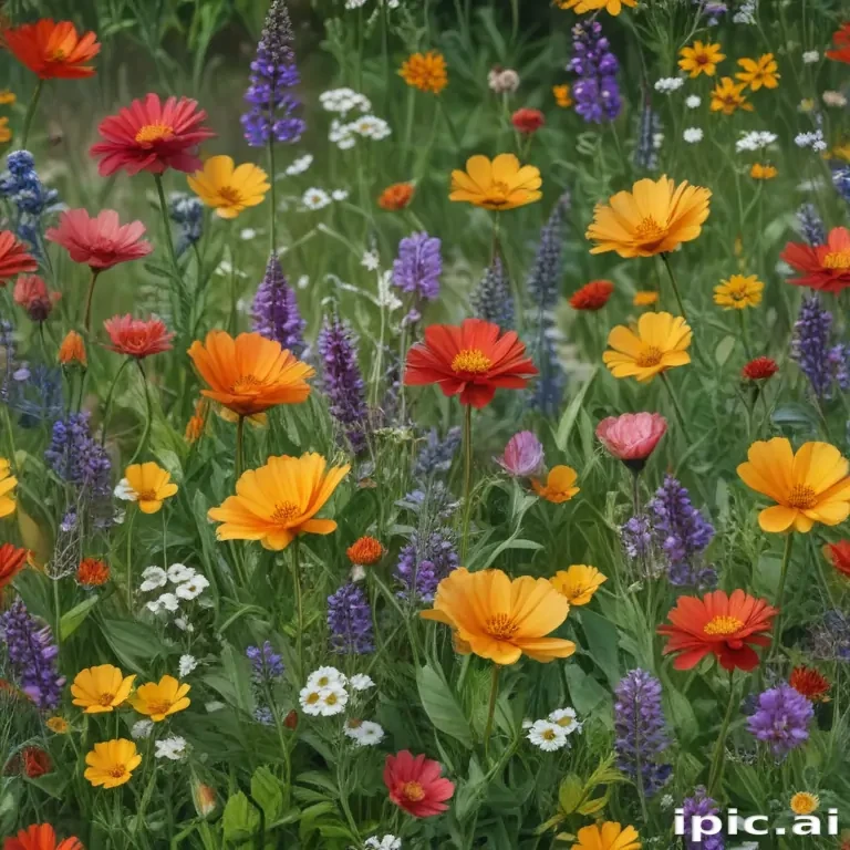 wildflowers transparent background