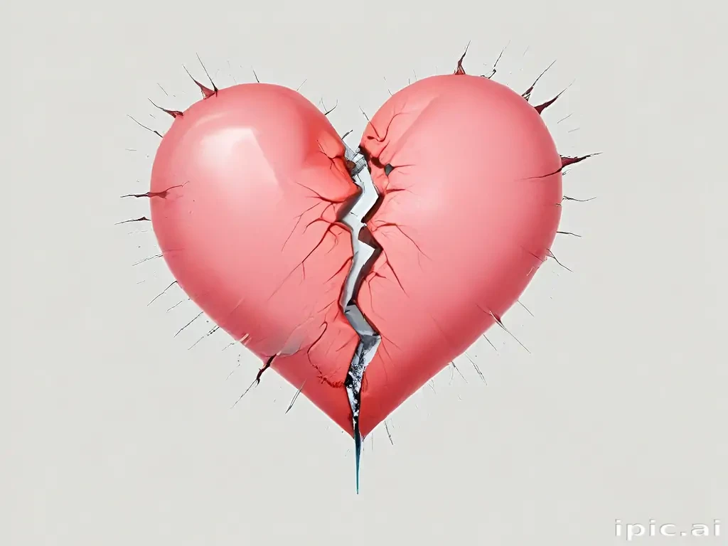broken heart transparent