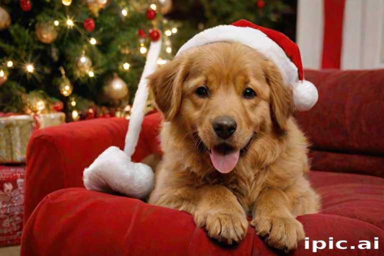 pictures of dogs christmas