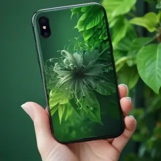 iphone green wallpaper