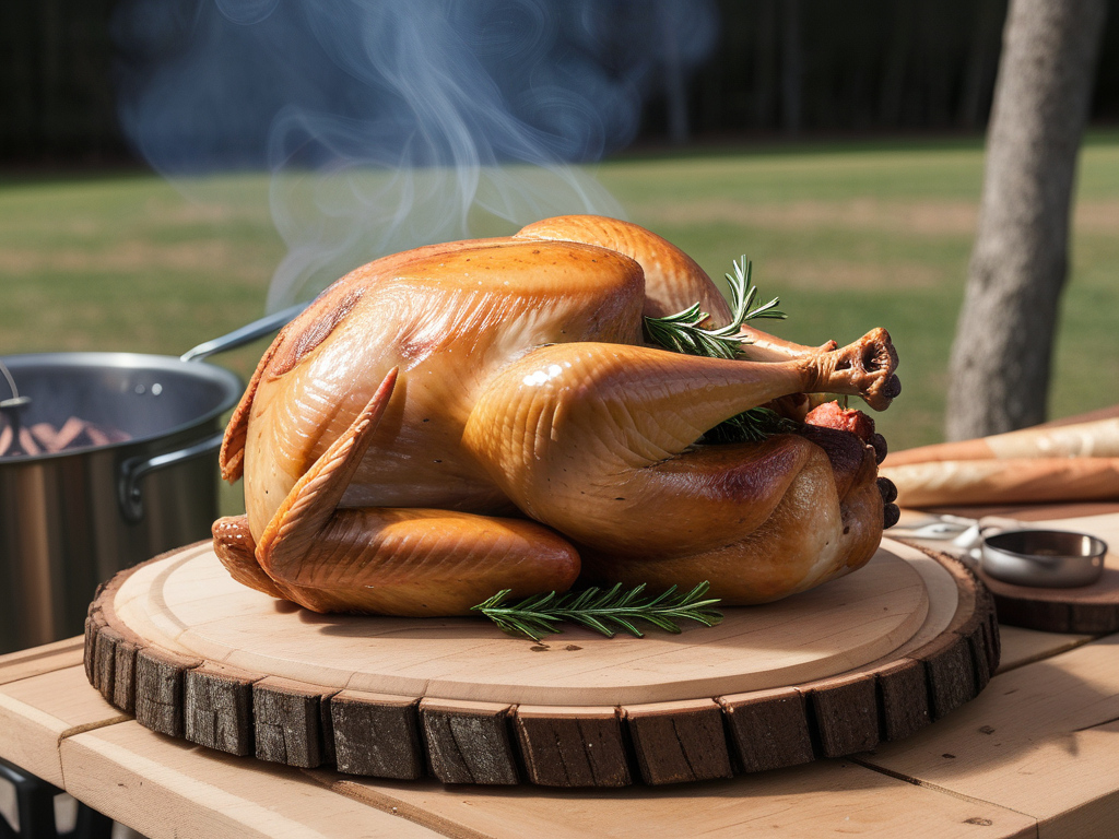 what wood to smoke turkey