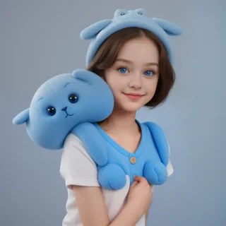 cute blue