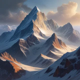 transparent mountains