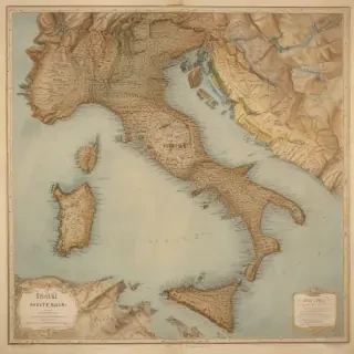 map of italy