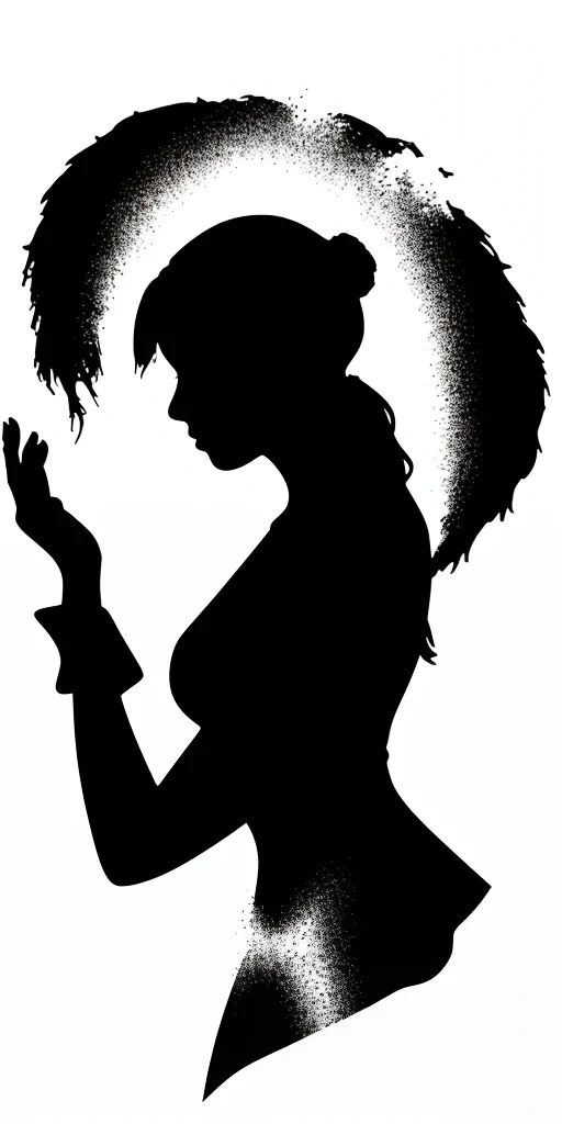 woman silhouette png