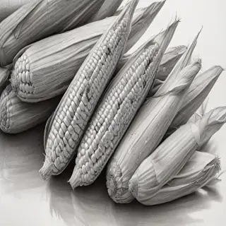 corn drawing